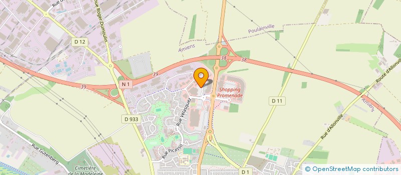 localisation de l'entreprise SOC AMIENOISE COMMUNICATION HERTZIENNE à AMIENS