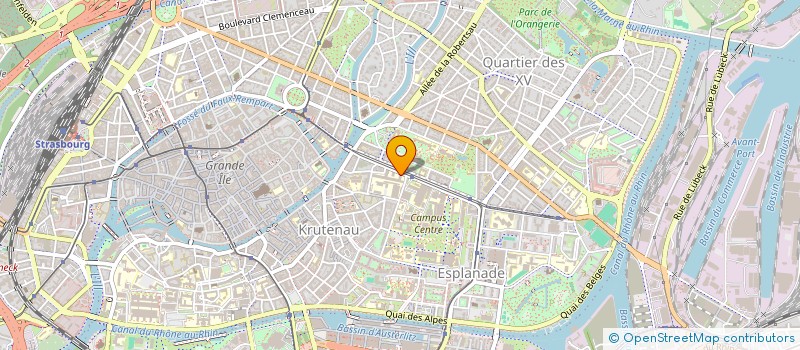 localisation de l'entreprise SOC AMIS BIBLIOTHEQUE CENTRALE à STRASBOURG