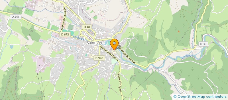 localisation de l'entreprise SOC AMIS ECOLE DE SAINT CERE  SAINT-CERE