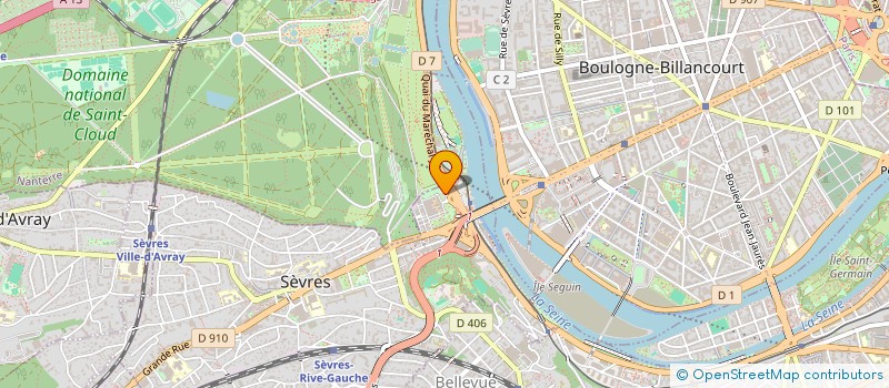 localisation de l'entreprise SOC AMIS MUSEE NAT CERAMIQUE à SEVRES