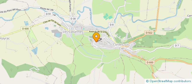 localisation de l'entreprise SOC AMIS VIEUX CORDES à CORDES-SUR-CIEL