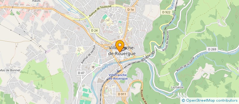 localisation de l'entreprise SOC AMIS VILLEFRANCHE ET BAS ROUERGUE à VILLEFRANCHE-DE-ROUERGUE