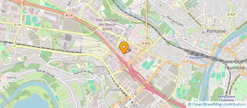 localisation de l'entreprise SOC ANALYSE GESTION MECANOGRAPHIQUE à PONTOISE