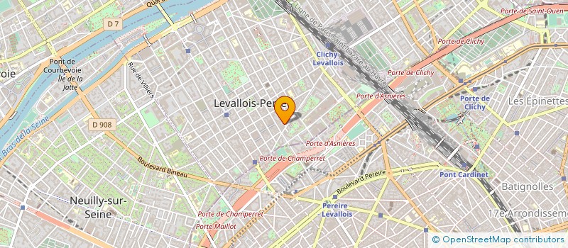 localisation de l'entreprise SOC ANCIENS ETABL BARDY à LEVALLOIS-PERRET