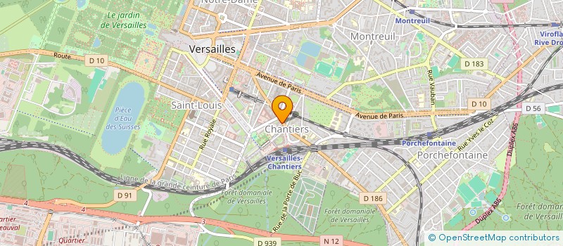 localisation de l'entreprise SOC ANCIENS ETABLISSEMENTS CG GUINET à VERSAILLES