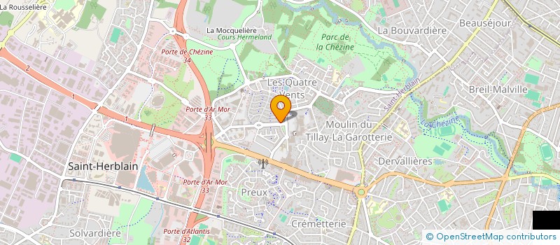 localisation de l'entreprise SOC ANESTHESISTE REANIMATEUR DE L'OUEST  SAINT-HERBLAIN