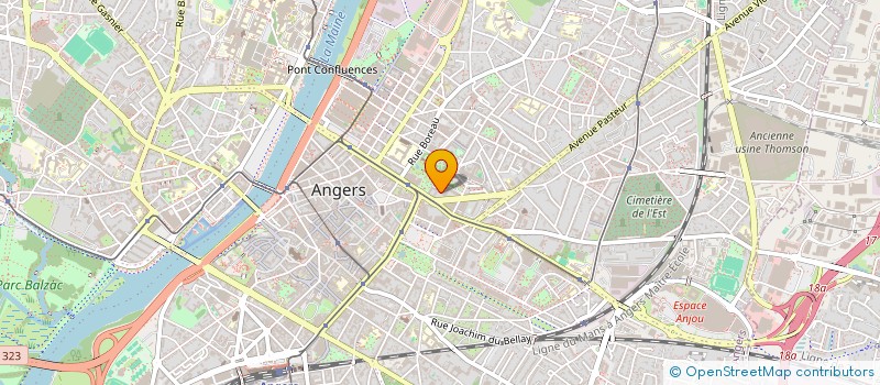 localisation de l'entreprise SOC ANGEVINE DE VIDEOCOMMUNICATION à ANGERS