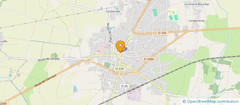 localisation de l'entreprise SOC ANIMA INFORM REGIO AUVER LIMAGNE à LEZOUX