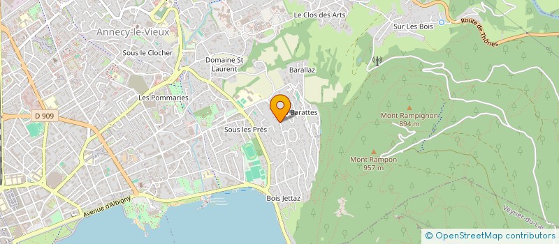 localisation de l'entreprise SOC ANNECIENNE DE BETAIL SAB à ANNECY