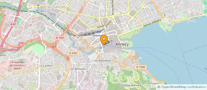localisation de l'entreprise SOC ANNECIENNE DE TRANSACTIONS à ANNECY