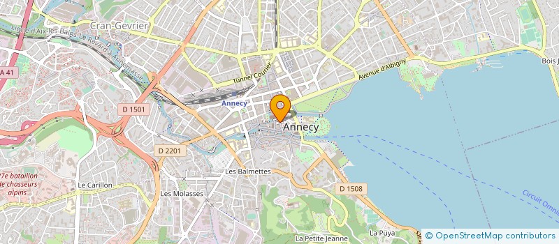 localisation de l'entreprise SOC ANNECIENNE PRET A PORTER à ANNECY