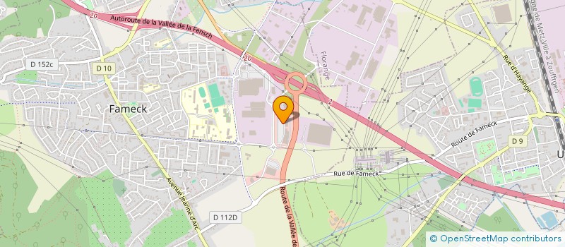 localisation de l'entreprise SOC ANONYM ATTRIB COMMER INDUS FAMECK à FAMECK
