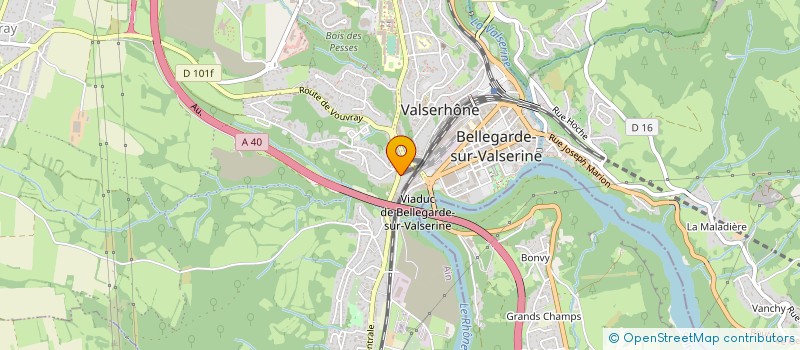 localisation de l'entreprise SOC ANONYME ARTS GRAPHIQUES à VALSERHONE