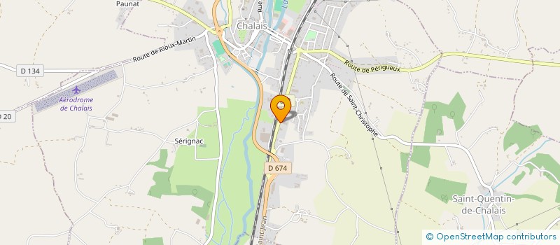 localisation de l'entreprise SOC ANONYME ETS BRUN BERTON à CHALAIS