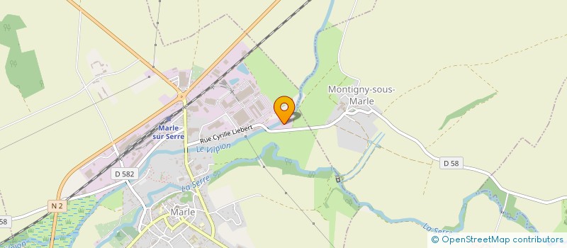 localisation de l'entreprise SOC ANONYME FERTILISANT AISNE à MARLE