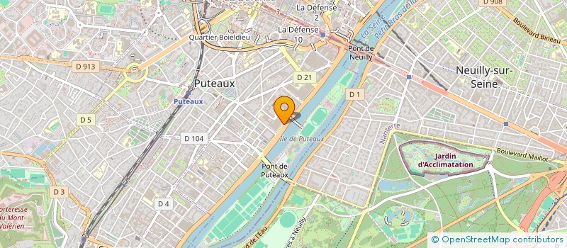 localisation de l'entreprise SOC ANONYME FORESTIERE ET AGRICOLE  PUTEAUX