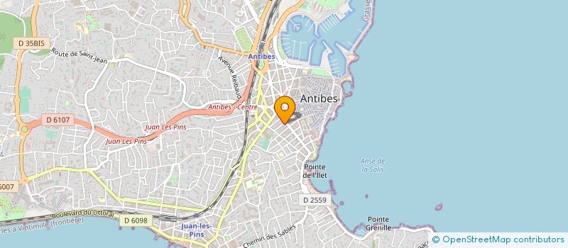 localisation de l'entreprise SOC ANTIBES VOYAGES à ANTIBES