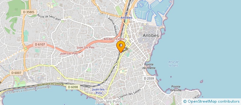 localisation de l'entreprise SOC ANTIBOISE ET MEDIT DE SECURITE à ANTIBES