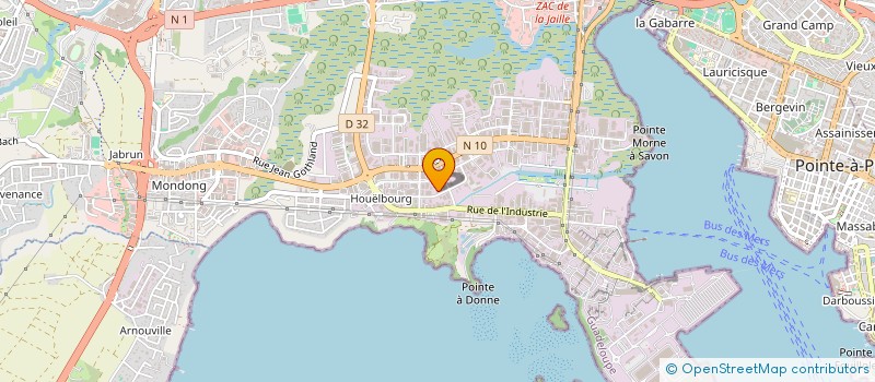 localisation de l'entreprise SOC ANTIL LOCAT MATERIEL BTP à BAIE-MAHAULT