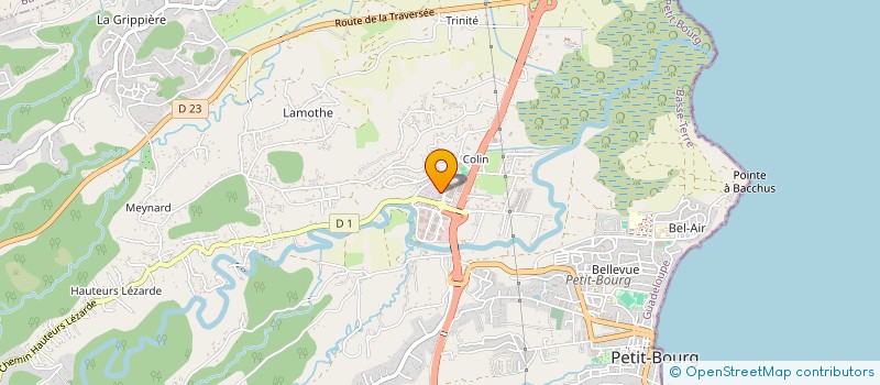 localisation de l'entreprise SOC ANTILLAISE FRIGORIFIQUE à PETIT-BOURG
