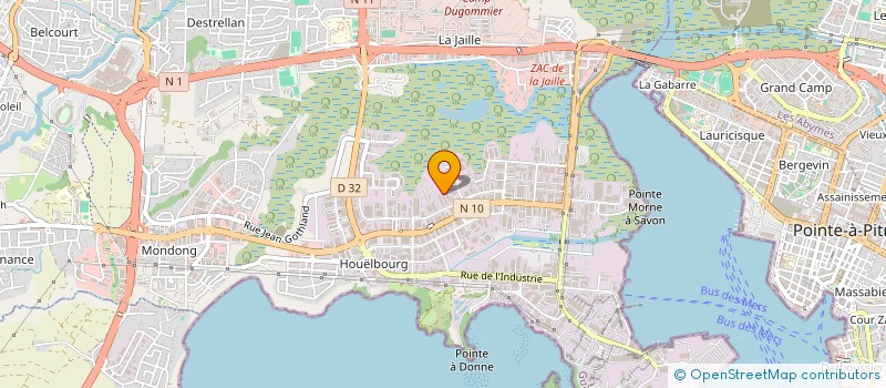 localisation de l'entreprise SOC ANTILLAISE PRESTATION COMMERC IMMOB  BAIE-MAHAULT