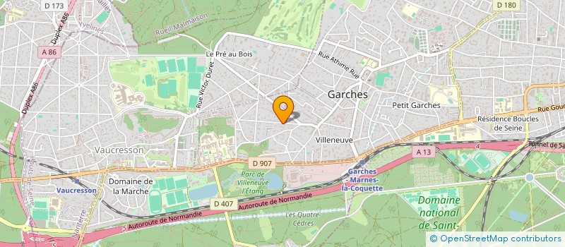 localisation de l'entreprise SOC ANTONA ET COFI à GARCHES