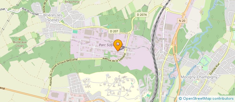 localisation de l'entreprise SOC APPAREILS SERRURERIE MENUISERIE à ETAMPES