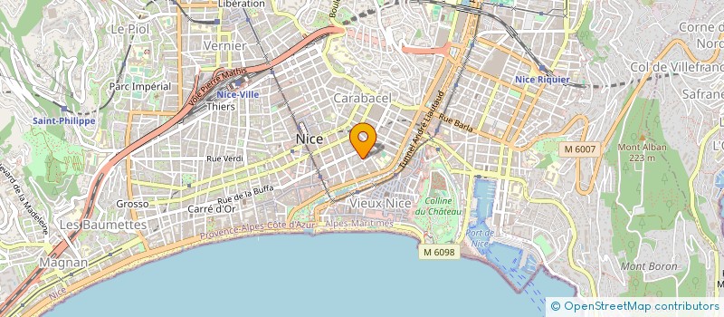 localisation de l'entreprise SOC APPLI RADIO ELECTRIQUE à NICE
