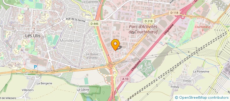 localisation de l'entreprise SOC APPLICAT TELEMATIQ OPERAT AERIEN à LES ULIS