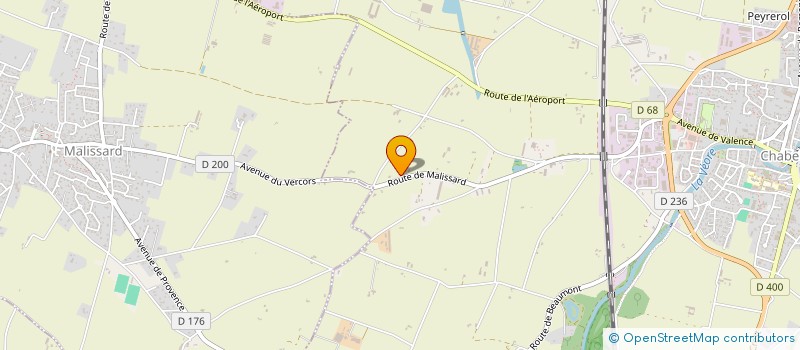 localisation de l'entreprise SOC APPLICATION DE REVETEMENTS LIQUIDES à CHABEUIL