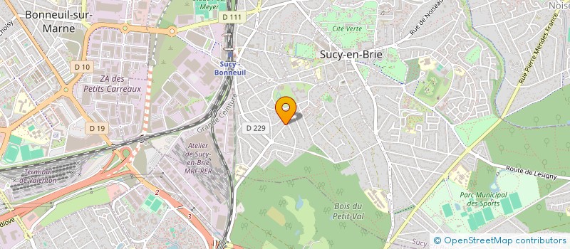 localisation de l'entreprise SOC APPLICATION ETUDES ELECTRONIQUES à SUCY-EN-BRIE