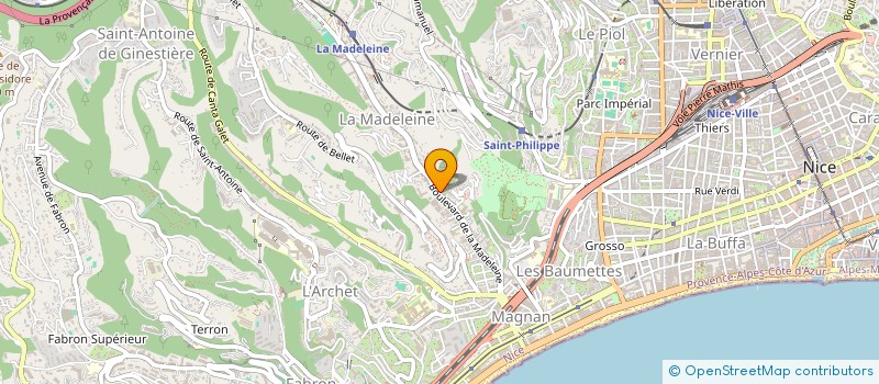 localisation de l'entreprise SOC APPLICATION REVETEMENT AZUREENNE à NICE