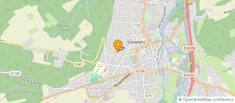 localisation de l'entreprise SOC APPLICATION REVETEMENTS D'ETANCHEITE à LOUVIERS