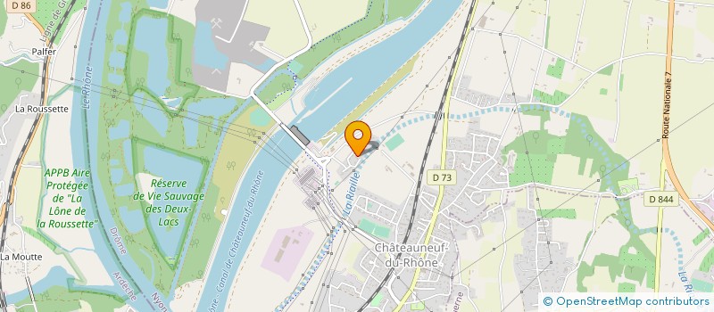localisation de l'entreprise SOC APPLICATION TECHN COMMERCE INDUSTRIE à CHATEAUNEUF-DU-RHONE