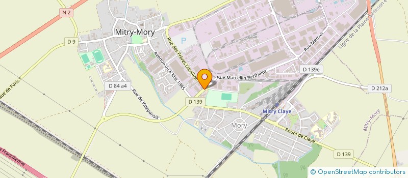 localisation de l'entreprise SOC APPLICATION TELESUR CONTROLE D'ACCES à MITRY-MORY