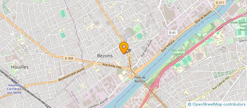 localisation de l'entreprise SOC APPLICATION THERMIQUES INDUST BATIM à BEZONS