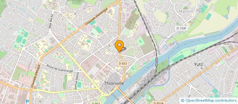 localisation de l'entreprise SOC APPROV POUR INDUST COMMERCE ARTISANA à THIONVILLE