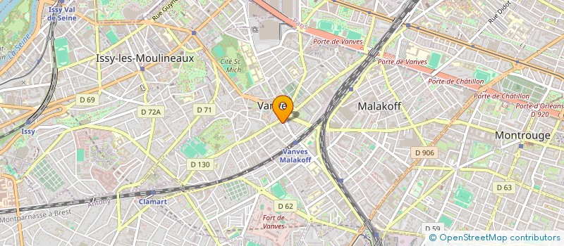 localisation de l'entreprise SOC APPROVISIONNEMEMENT DES MOULINEAUX à VANVES