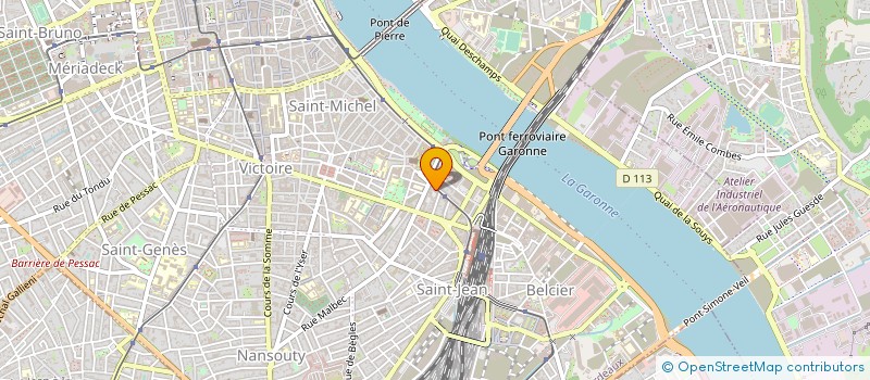 localisation de l'entreprise SOC AQUITAINE ASSIST EXPORT REPRESENTATI à BORDEAUX