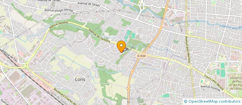 localisation de l'entreprise SOC AQUITAINE POUR LE FINANCEMENT DE L'INNOVATION ET DE LA RECHERCHE à LONS