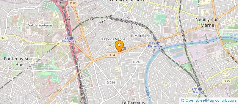 localisation de l'entreprise SOC ARBITRAGE VERIFICATION RECOUVREMENT à LE PERREUX-SUR-MARNE
