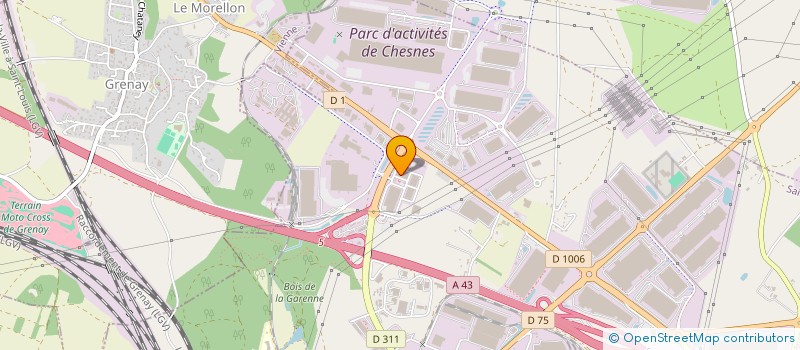 localisation de l'entreprise SOC ARCOM à SAINT-QUENTIN-FALLAVIER