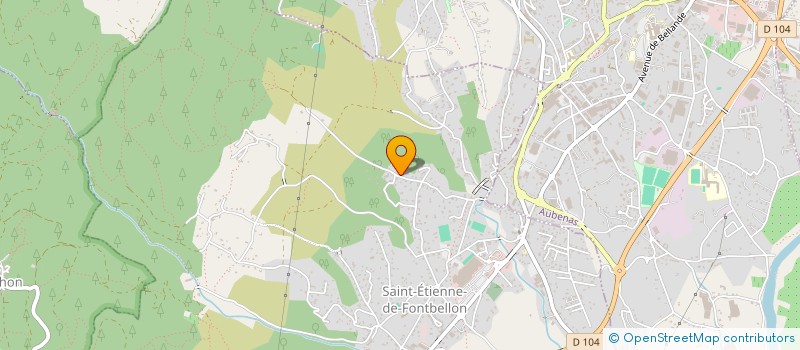 localisation de l'entreprise SOC ARDECHE ABATS à SAINT-ETIENNE-DE-FONTBELLON