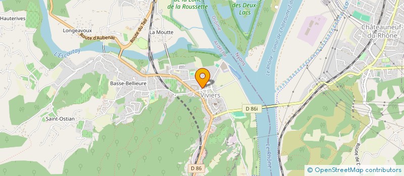 localisation de l'entreprise SOC ARMATURES ET FERRAILLAGES  VIVIERS