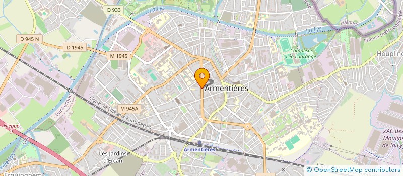 localisation de l'entreprise SOC ARMENTIEROISE DE BALL TRAP à ARMENTIERES