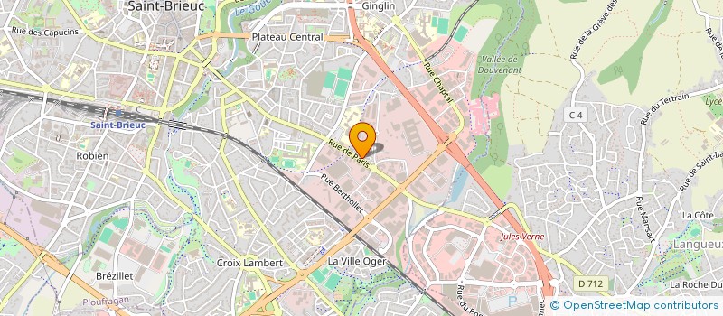 localisation de l'entreprise SOC ARMORICAINE IMMOBILIERE ET CIAL à SAINT-BRIEUC