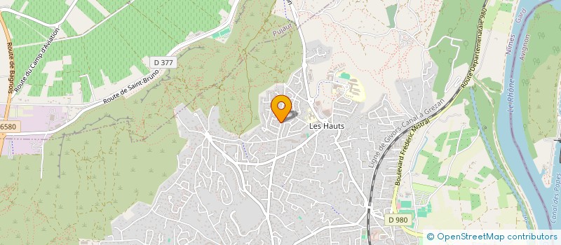 localisation de l'entreprise SOC ARNOUX ET BERNARD à VILLENEUVE-LES-AVIGNON