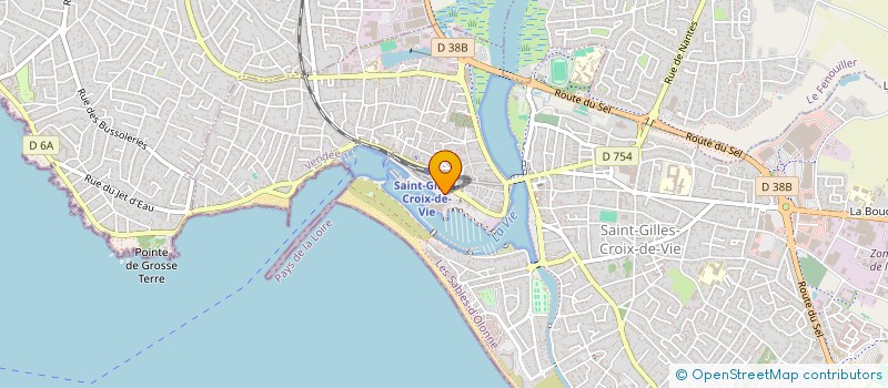 localisation de l'entreprise SOC ARPEVIE-OP à SAINT-GILLES-CROIX-DE-VIE