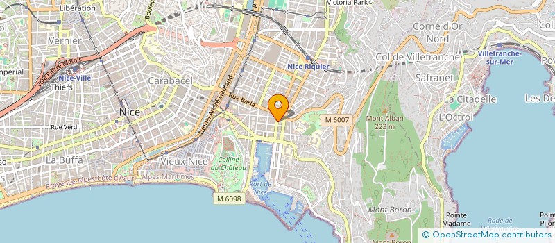 localisation de l'entreprise SOC ARSON PNEUS à NICE