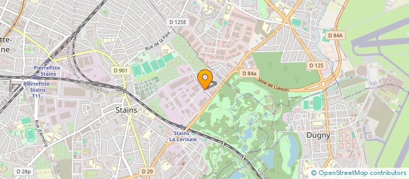 localisation de l'entreprise SOC ARTCOMVIDEO à STAINS